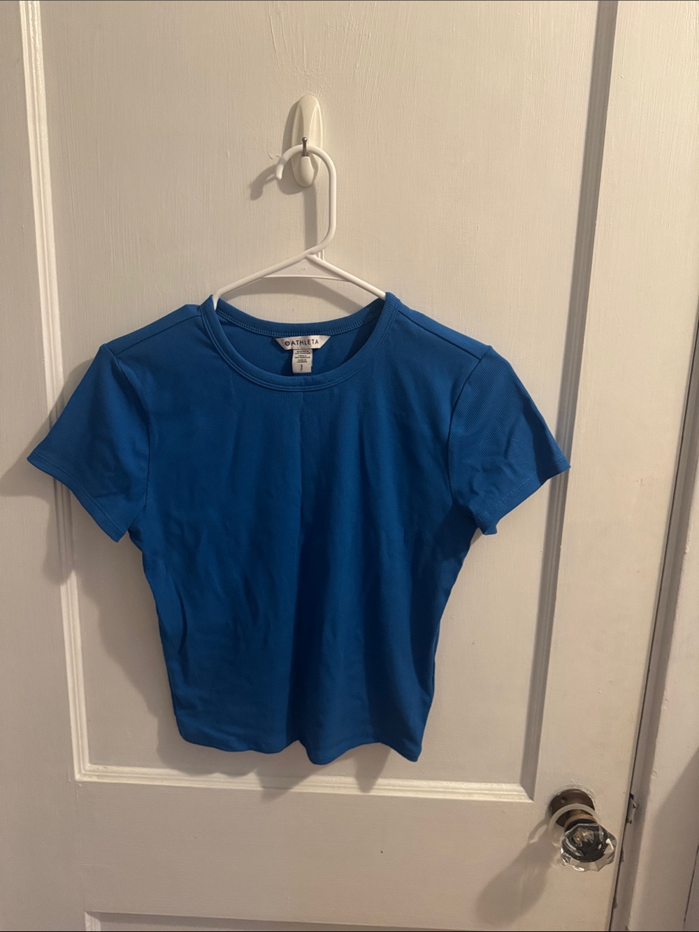 Athleta Women’s Short Sleeve Crew T-Shirt — Royal Blue